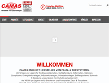 Tablet Screenshot of camas.de
